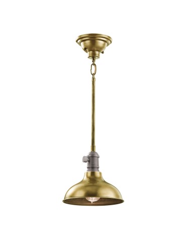 Elstead COBSON Wisząca E27 1x60W Mosiądz KL-COBSON-MP-BR