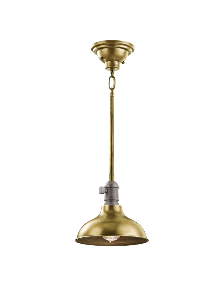Lampy wiszące - Elstead COBSON Wisząca E27 1x60W Mosiądz KL-COBSON-MP-BR - produkt kolory-swiatla.pl 1