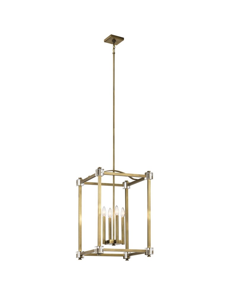 Lampy wiszące - Elstead CAYDEN Wisząca E14 4x60W Mosiądz KL-CAYDEN-P-L - produkt kolory-swiatla.pl 1
