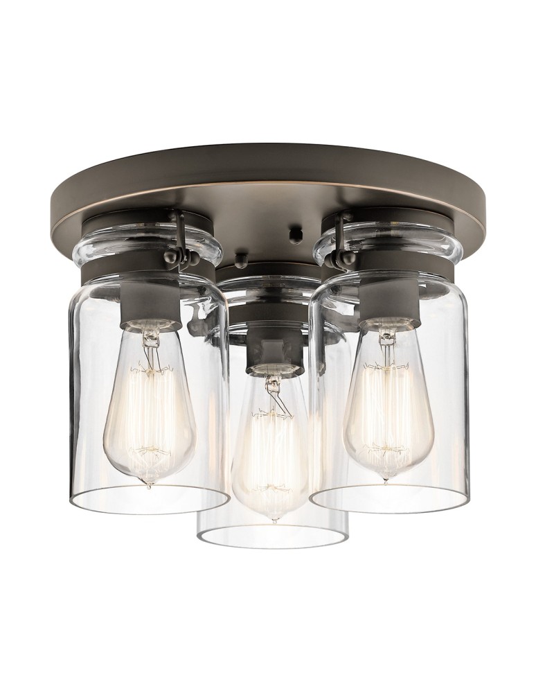 Lampy sufitowe - Elstead BRINLEY Plafon E27 3x60W Nikiel KL-BRINLEY-F-OZ - produkt kolory-swiatla.pl 1