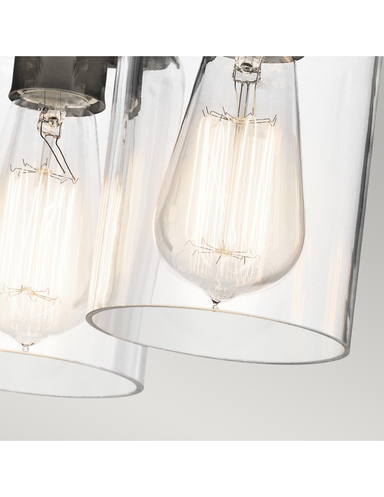 Elstead BRINLEY Plafon E27 3x60W Nikiel KL-BRINLEY-F-OZ