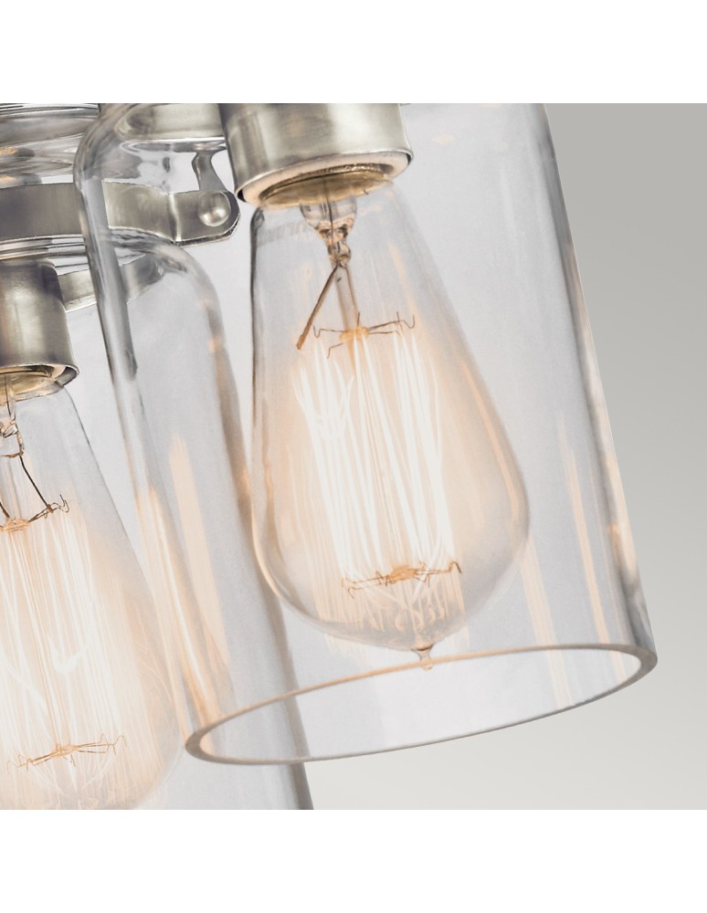Elstead BRINLEY Plafon E27 3x60W Nikiel KL-BRINLEY-F-NI