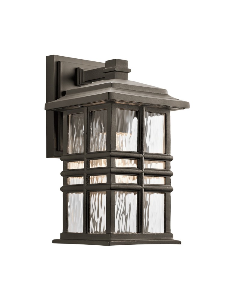 Kinkiety zewnętrzne - Elstead BEACON SQUARE Kinkiet E27 1x40W IP44 Antyczny Brąz KL-BEACON-SQUARE-S-OZ - produkt kolory-swiatla.pl 1