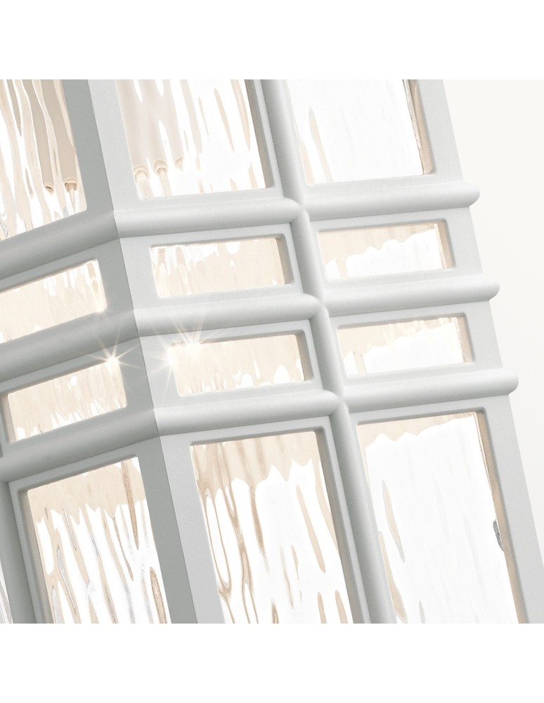 Elstead BEACON SQUARE Kinkiet E27 1x40W IP44 Biały KL-BEACON-SQUARE-M-WHT