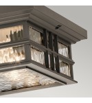 Lampy zewnętrzne sufitowe - Elstead BEACON SQUARE Plafon E27 2x60W IP44 Antyczny Brąz KL-BEACON-SQUARE-F-OZ - product 2