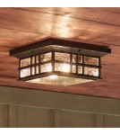 Lampy zewnętrzne sufitowe - Elstead BEACON SQUARE Plafon E27 2x60W IP44 Antyczny Brąz KL-BEACON-SQUARE-F-OZ - product 5