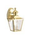 Elstead BAY SHORE Kinkiet Zewnętrzny E27 1x60W IP44 Mosiądz KL-BAY-SHORE2-S