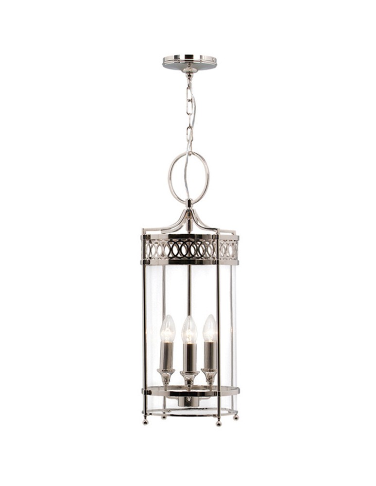 Żyrandole w stylu Hampton - Elstead GUILDHALL 3x60W E14 GH/P PN Wisząca - produkt kolory-swiatla.pl 1