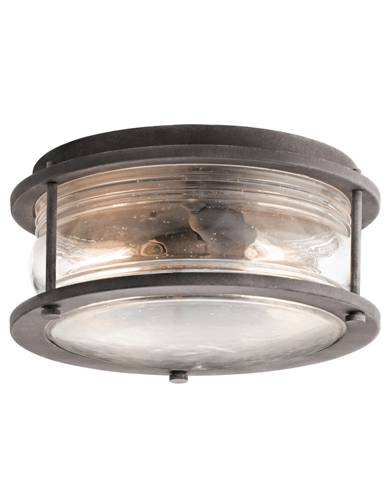 Lampy zewnętrzne sufitowe - Elstead ASHLAND BAY Plafon Zewnętrzna E27 1x60W IP44 Cynkowy KL-ASHLANDBAY-F - produkt kolory-swiatla.pl 1