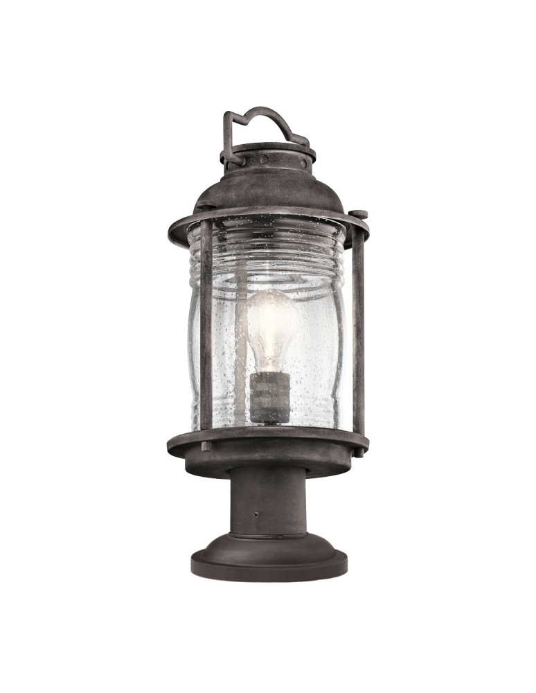 Lampy ogrodowe stojące - Elstead ASHLAND BAY Stojąca Zewnętrzna E27 1x60W IP44 Cynkowy KL-ASHLANDBAY3-M - produkt kolory-swiatla.pl 1