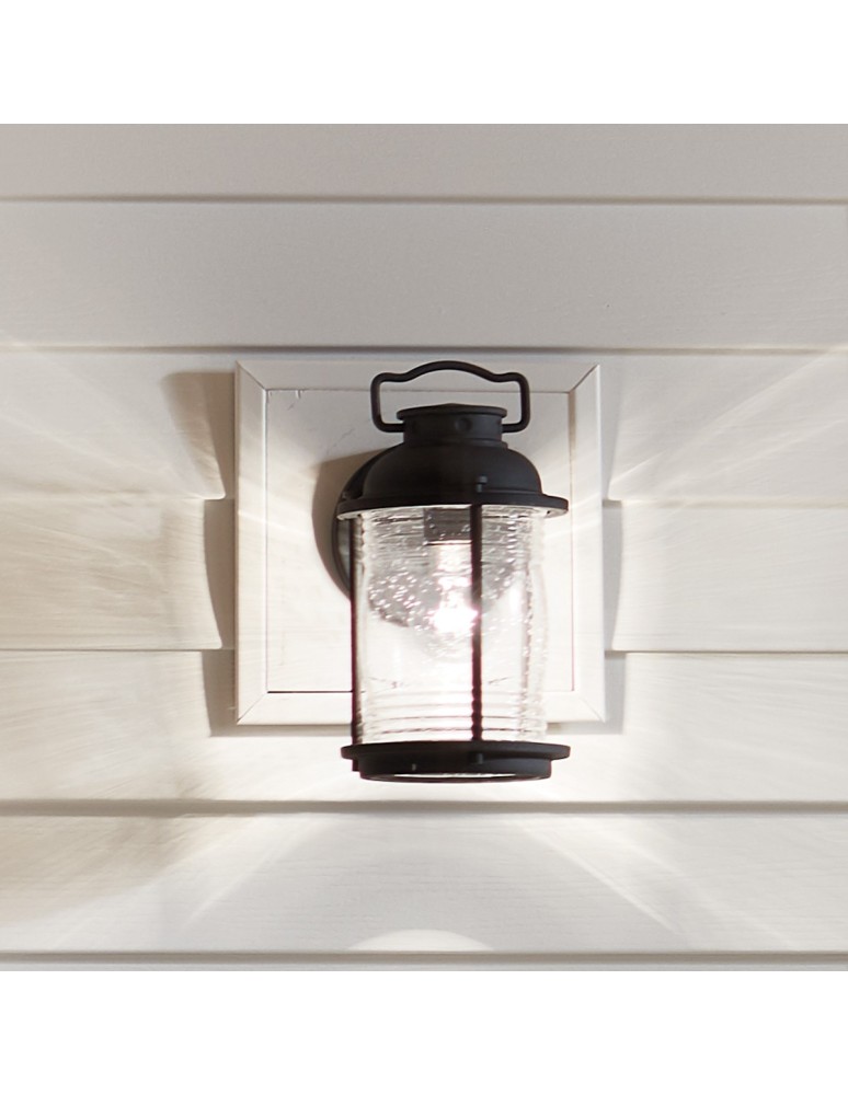 Elstead ASHLAND BAY Kinkiet E27 1x60W IP44 Cynkowy KL-ASHLANDBAY2-S