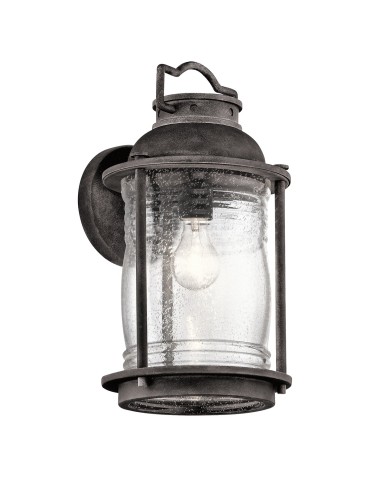 Elstead ASHLAND BAY Kinkiet E27 1x60W IP44 Cynkowy KL-ASHLANDBAY2-L