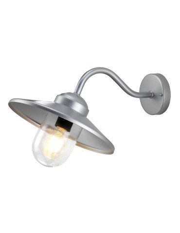 Elstead KLAMPENBORG Kinkiet E27 1x60W IP44 Srebrny KLAMPENBORG