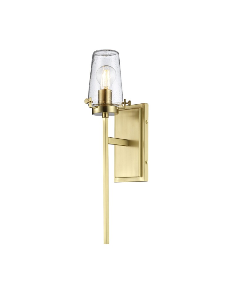 Kinkiety łazienkowe - Elstead ALTON Kinkiet E27 1x40W IP44 Mosiądz KL-ALTON1-BATH-BB - produkt kolory-swiatla.pl 1