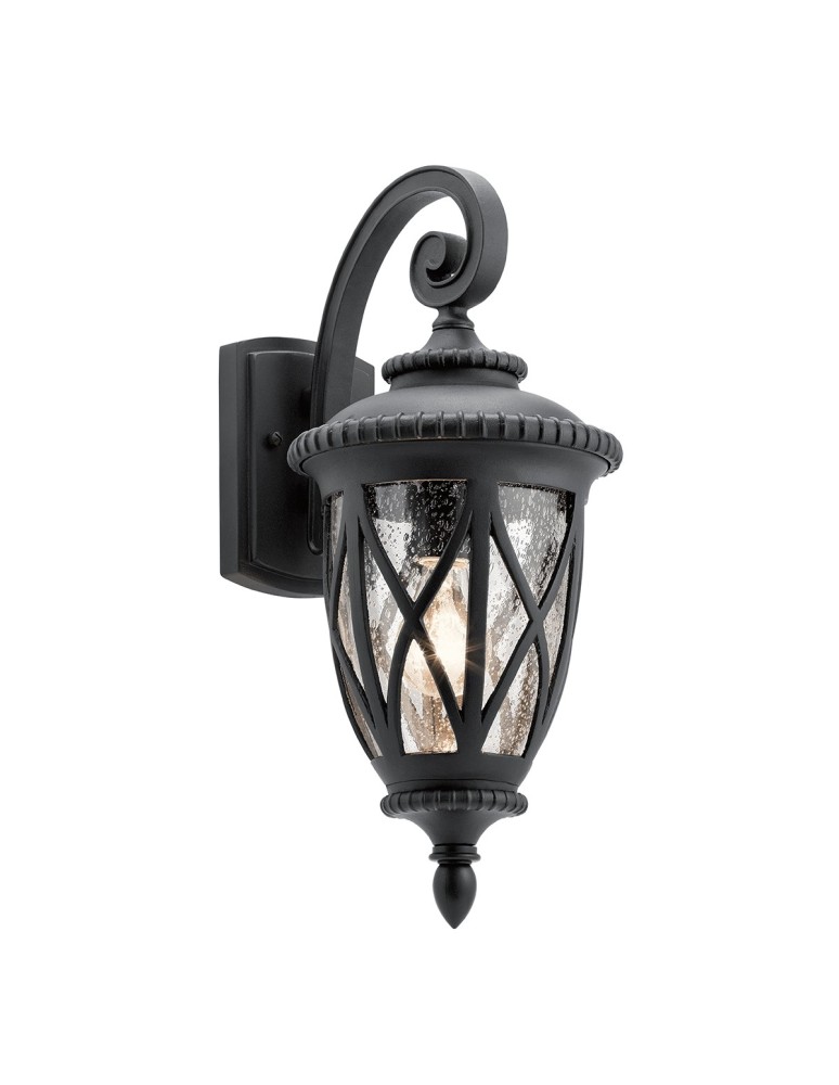 Kinkiety zewnętrzne - Elstead ADMIRALS COVE Kinkiet E27 1x60W IP44 Czarny KL-ADMIRALS-COVE-M - produkt kolory-swiatla.pl 1