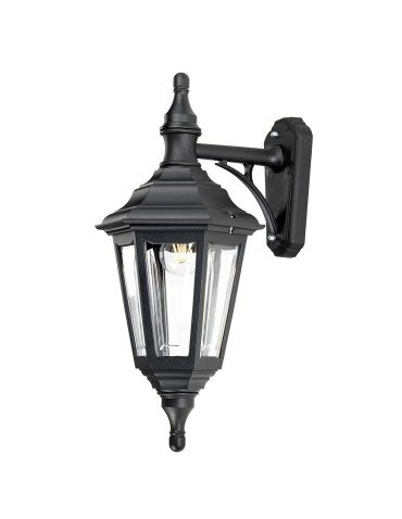 Elstead KINSALE Kinkiet E27 1x100W IP44 Czarny KINSALE-WALL