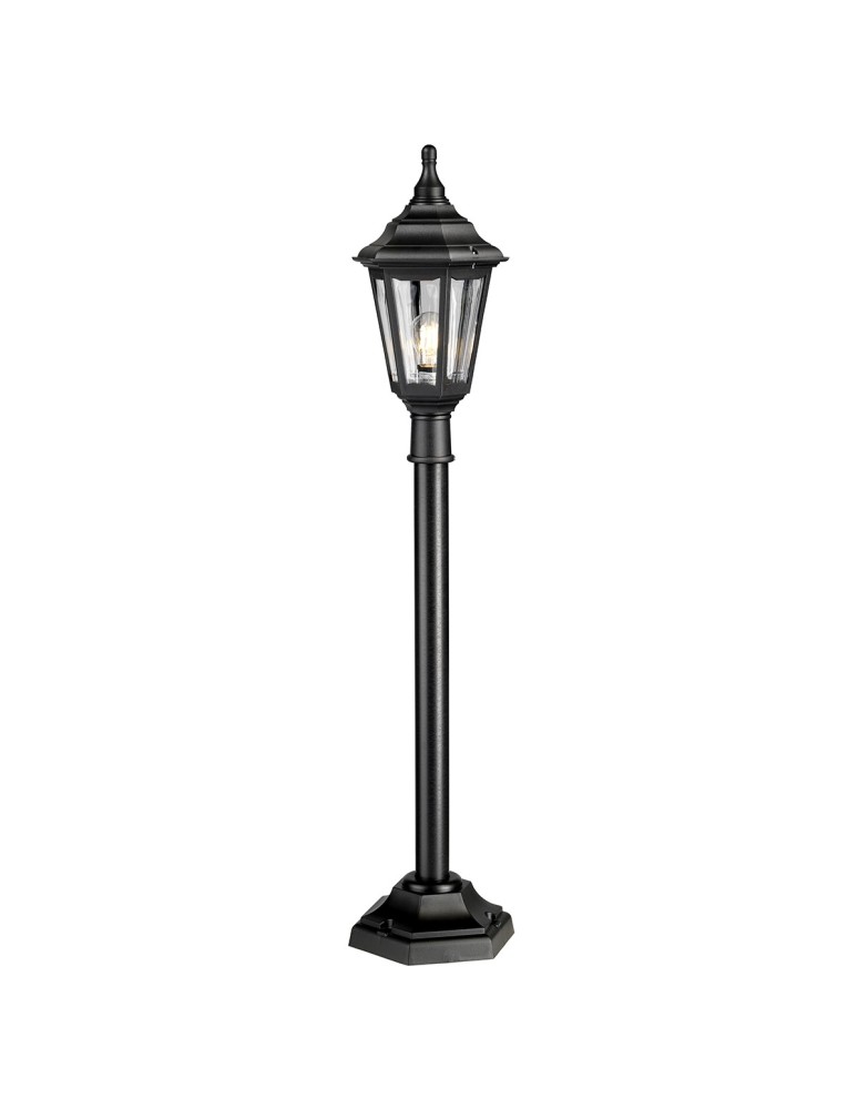 Lampy ogrodowe stojące - Elstead KINSALE Stojąca Zewnętrzna E27 1x100W IP44 Czarny KINSALE-PILLAR - produkt kolory-swiatla.pl 1