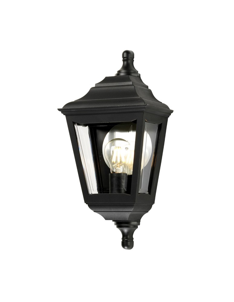 Lampy zewnętrzne sufitowe - Elstead KERRY Plafon E27 1x100W IP44 Czarny KERRY-FLUSH - produkt kolory-swiatla.pl 1