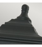 Lampy zewnętrzne sufitowe - Elstead KERRY Plafon E27 1x100W IP44 Czarny KERRY-FLUSH - produkt 2