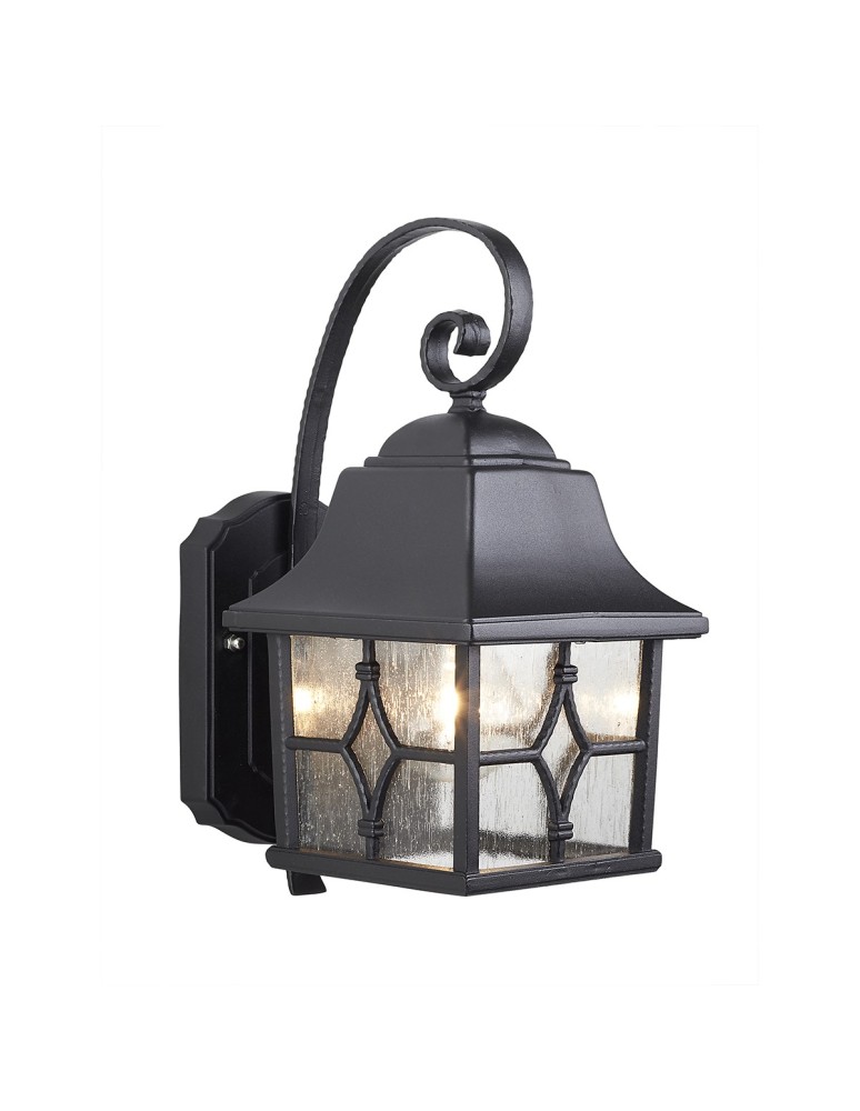 Kinkiety zewnętrzne - Elstead KENT Kinkiet E27 1x60W IP44 Czarny KENT - produkt kolory-swiatla.pl 1