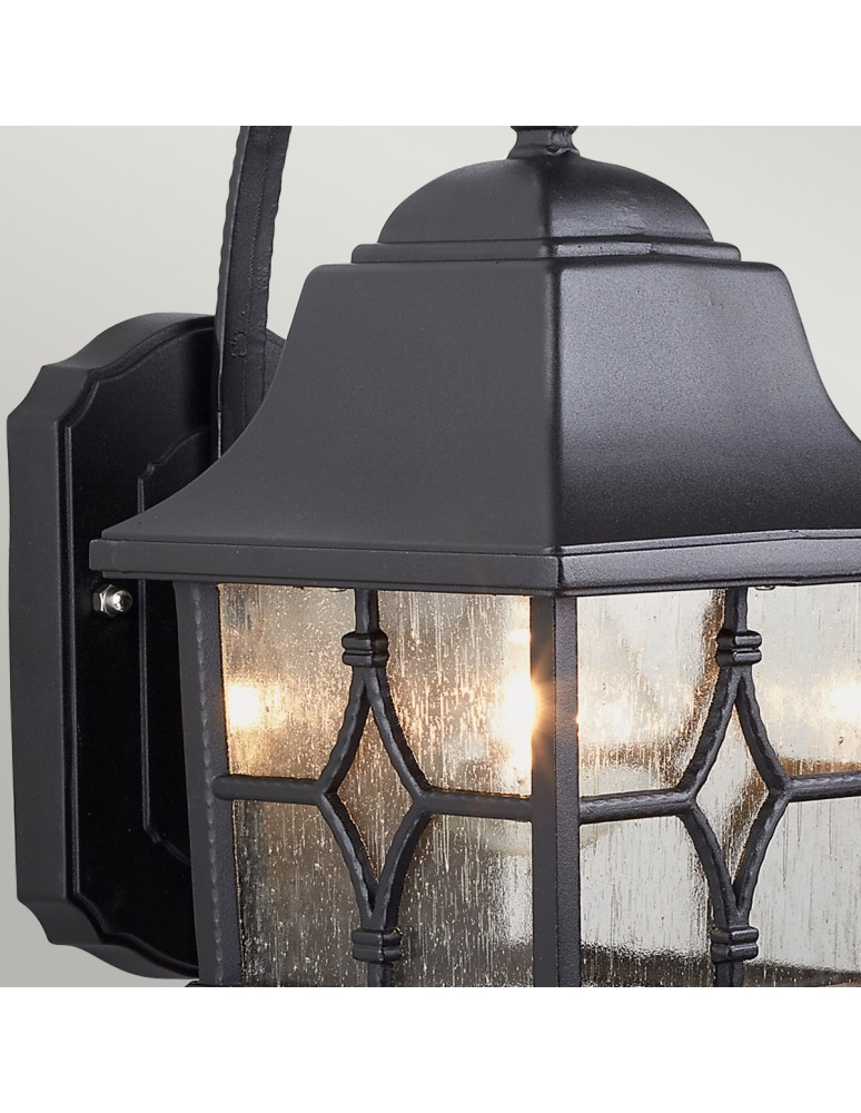 Elstead KENT Kinkiet E27 1x60W IP44 Czarny KENT