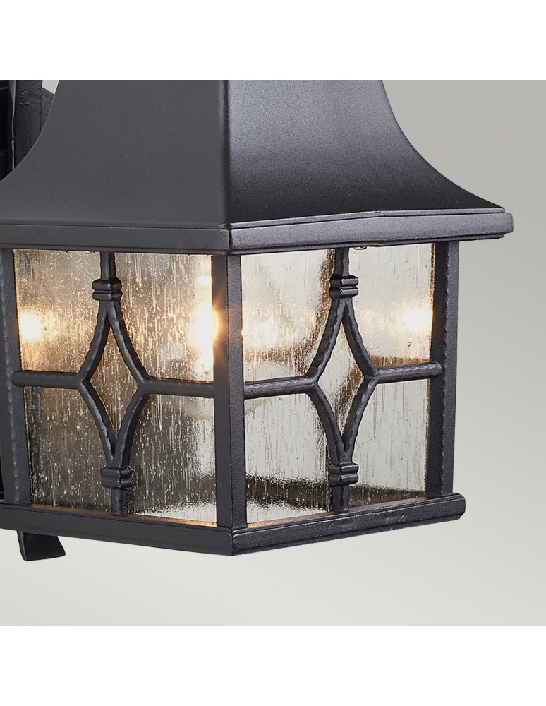 Elstead KENT Kinkiet E27 1x60W IP44 Czarny KENT