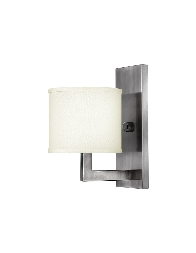 Kinkiety z abażurem - Hinkley HAMPTON 1x100W E27 HK/HAMPTON1 Kinkiet - produkt kolory-swiatla.pl 1