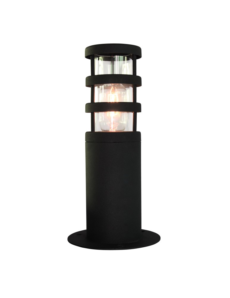 Lampy ogrodowe stojące - Elstead HORNBAEK Stojąca Zewnętrzna E27 1x60W IP44 Czarny HORNBAEK-PED - produkt kolory-swiatla.pl 1