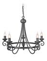 Elstead Lighting Interior Wisząca HARLECH 5x60W E14 HR5 BLACK