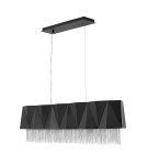 Lampy wiszące - Elstead ZUMA Wisząca E27 6x60W Czarny/Srebrny HK-ZUMA-ISLE-SBS - product 1