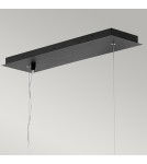 Lampy wiszące - Elstead ZUMA Wisząca E27 6x60W Czarny/Srebrny HK-ZUMA-ISLE-SBS - product 4