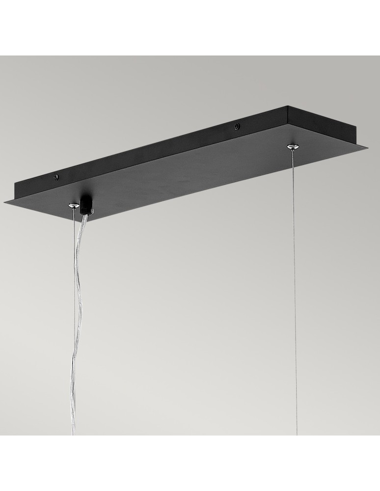 Elstead ZUMA Wisząca E27 6x60W Czarny/Srebrny HK-ZUMA-ISLE-SBS