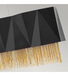 Lampy wiszące - Elstead ZUMA Wisząca E27 6x60W Czarny/Złoty HK-ZUMA-ISLE-SBG - product 4