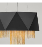 Lampy wiszące - Elstead ZUMA Wisząca E27 6x60W Czarny/Złoty HK-ZUMA6-SBG - product 3