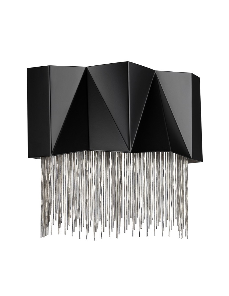 Kinkiety glamour - Elstead ZUMA Kinkiet G9 3x3W Czarny/Srebrny HK-ZUMA-3W-SBS - produkt kolory-swiatla.pl 1