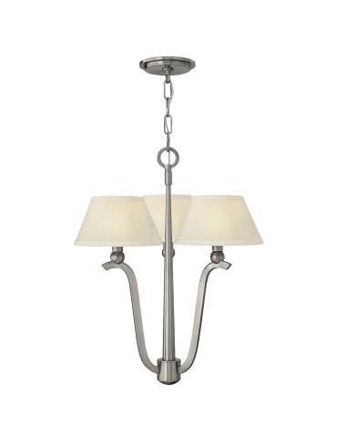 Elstead WHITNEY (HK) Żyrandol E14 3x60W Nikiel HK-WHITNEY3