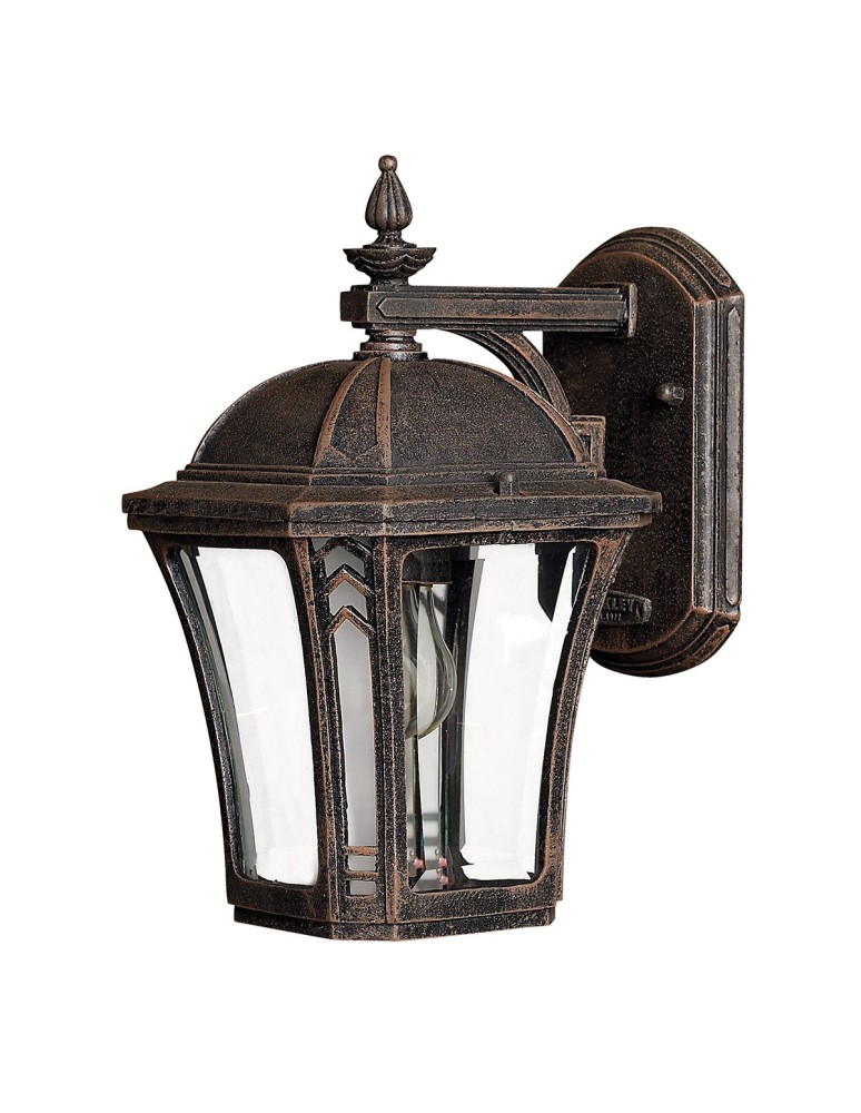 Kinkiety zewnętrzne - Elstead WABASH Kinkiet E27 1x60W IP44 Brązowy HK-WABASH2-S - produkt kolory-swiatla.pl 1