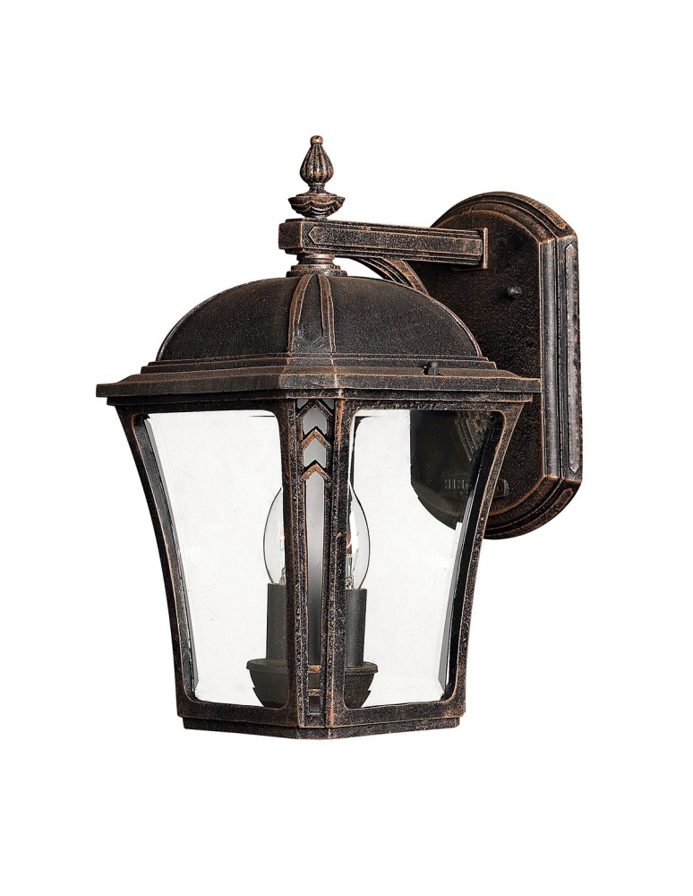 Kinkiety zewnętrzne - Elstead WABASH Kinkiet E14 2x40W IP44 Brązowy HK-WABASH2-M - produkt kolory-swiatla.pl 1