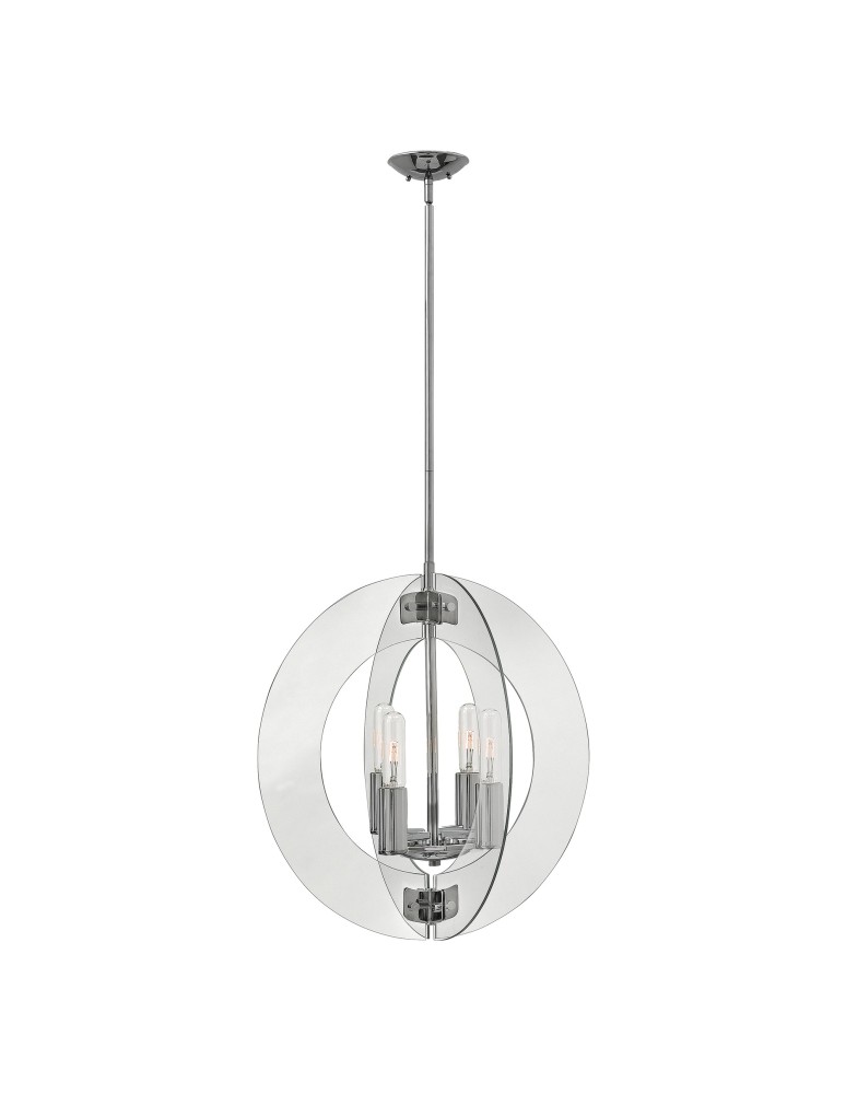 Żyrandole nowoczesne - Elstead SOLSTICE Żyrandol E27 4x100W Chrom HK-SOLSTICE4 - produkt kolory-swiatla.pl 1