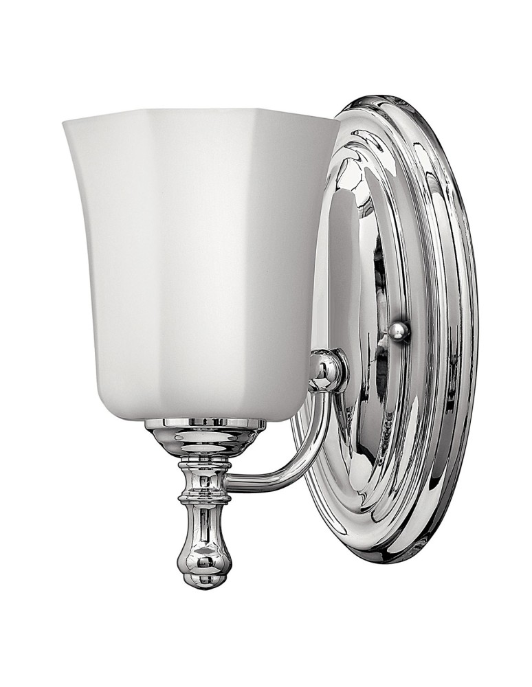 Kinkiety łazienkowe - Elstead SHELLY Kinkiet G9 1x3W IP44 Chrom HK-SHELLY1-BATH - produkt kolory-swiatla.pl 1