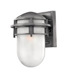 Kinkiety zewnętrzne - Elstead REEF Kinkiet E27 1x60W IP44 Grafitowy HK-REEF-SM-HE - product 1