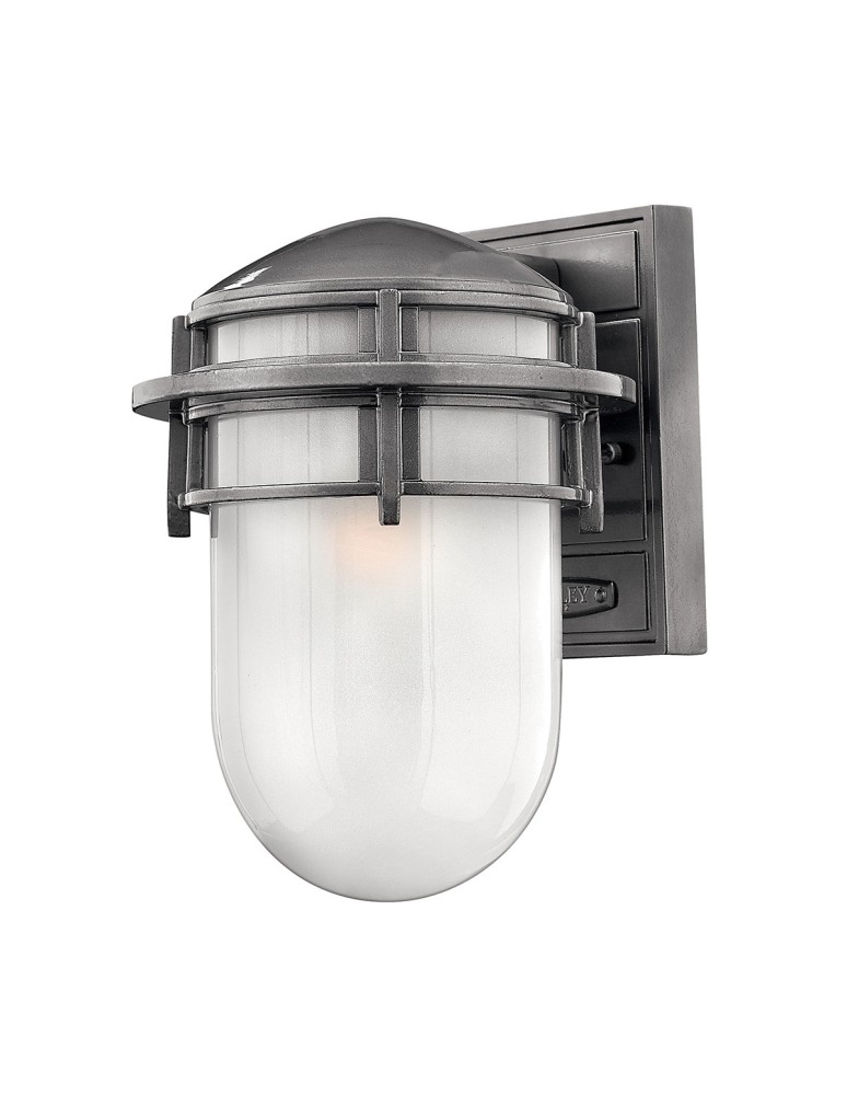 Kinkiety zewnętrzne - Elstead REEF Kinkiet E27 1x60W IP44 Grafitowy HK-REEF-SM-HE - produkt kolory-swiatla.pl 1
