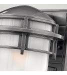 Kinkiety zewnętrzne - Elstead REEF Kinkiet E27 1x60W IP44 Grafitowy HK-REEF-SM-HE - product 2