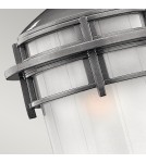 Kinkiety zewnętrzne - Elstead REEF Kinkiet E27 1x60W IP44 Grafitowy HK-REEF-SM-HE - product 3