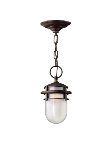 Elstead REEF Wisząca E27 1x60W Brązowy HK-REEF8-VZ