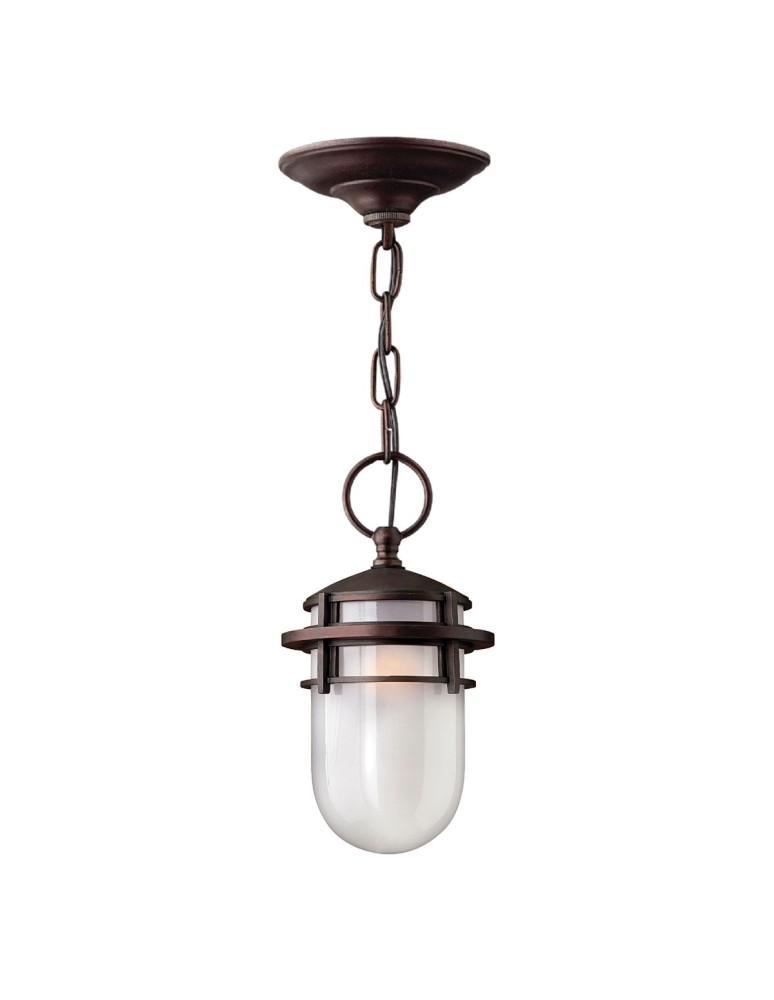 Lampy wiszące - Elstead REEF Wisząca E27 1x60W Brązowy HK-REEF8-VZ - produkt kolory-swiatla.pl 1