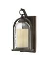 Elstead QUINCY Kinkiet E27 1x100W IP44 Brązowy HK-QUINCY-S