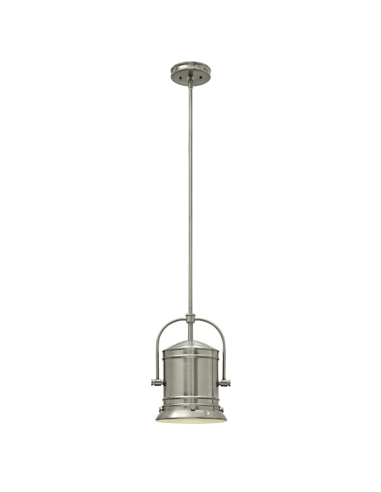 Lampy wiszące - Elstead PULLMAN Wisząca E27 1x60W Nikiel HK-PULLMAN-M-BN - produkt kolory-swiatla.pl 1
