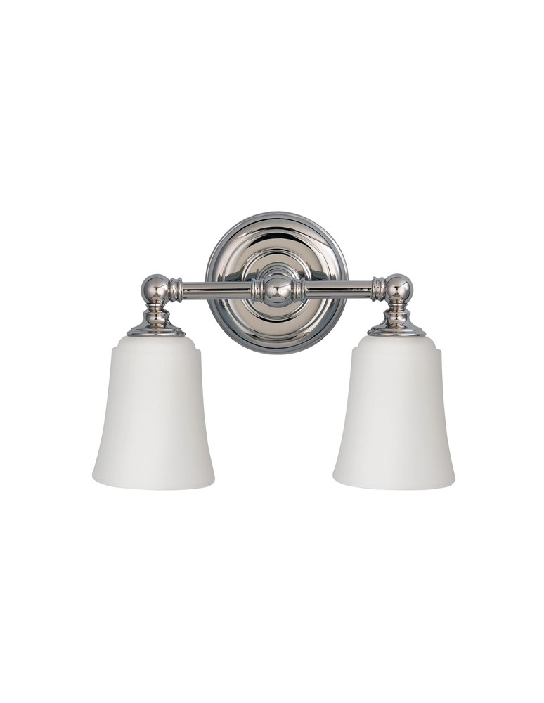 Kinkiety - Feiss HUGENOT LAKE 2x40W G9 FE/HUGOLAKE2BATH Kinkiet - produkt kolory-swiatla.pl 1