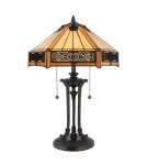 Lampy stołowe klasyczne - Quoizel INDUS 2x60W E27 QZ/INDUS/TL Stołowa - product 1